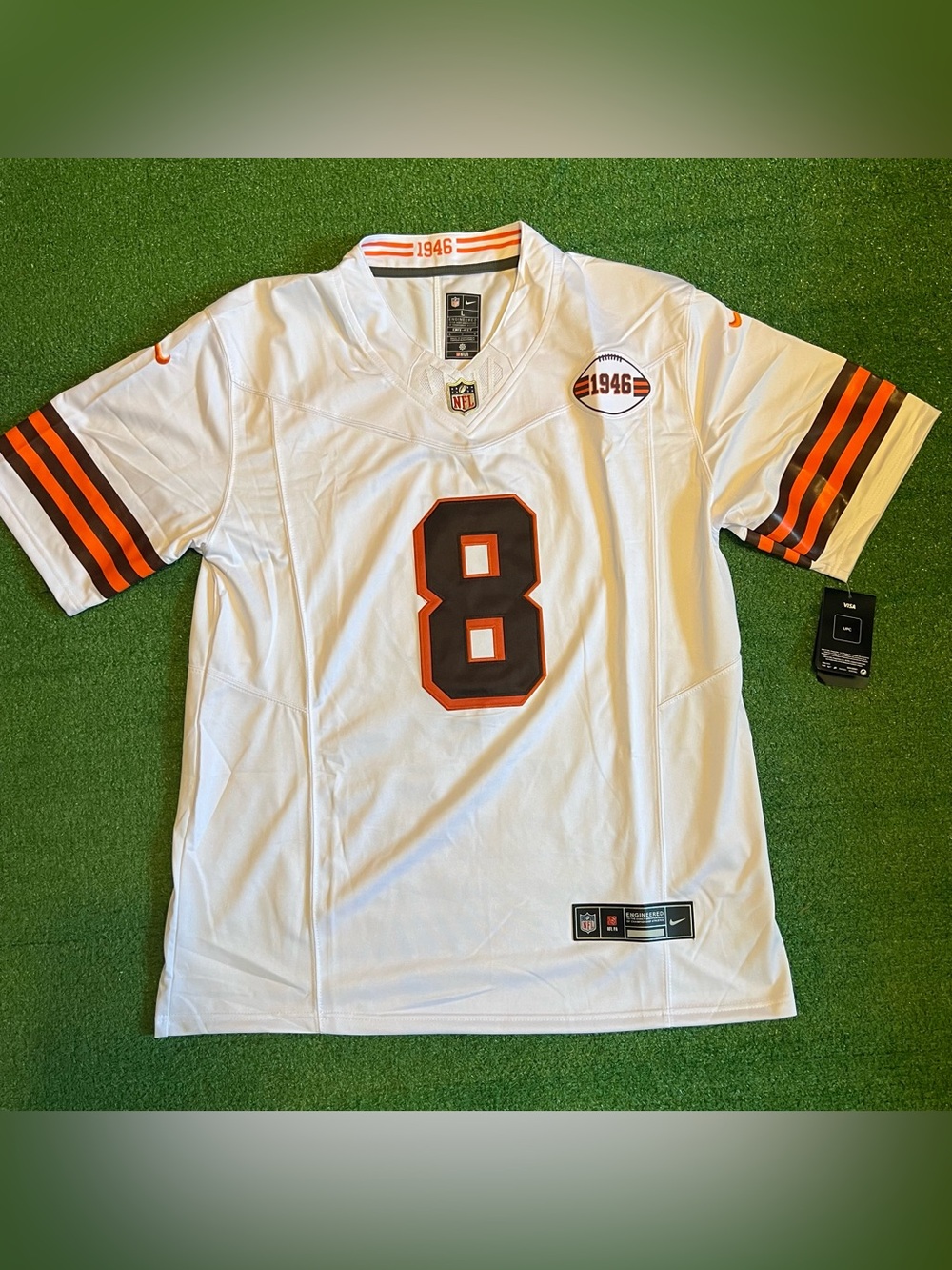 Cleveland Browns Jared Verse White Jersey 
Adult Large